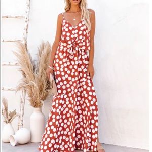VICI Polka dot maxi dress